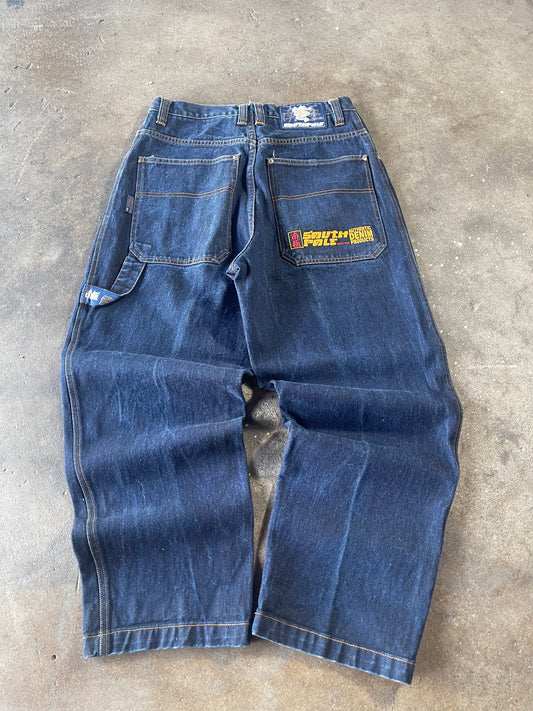 Wide Dark Southpole Jeans 32x30