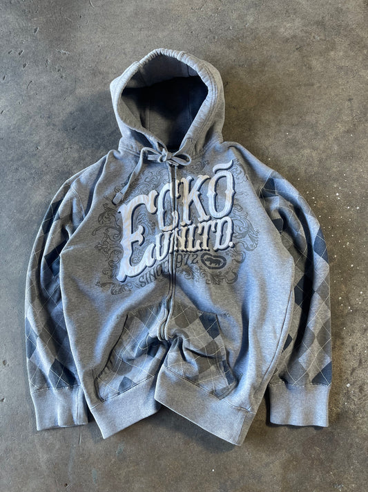 00’s Gray Ecko Zip Up Medium