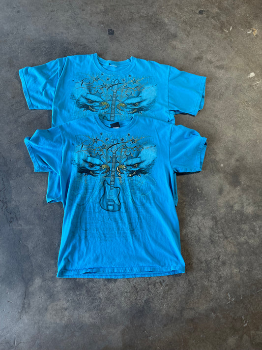 Twin Blue Y2K Shirts Medium