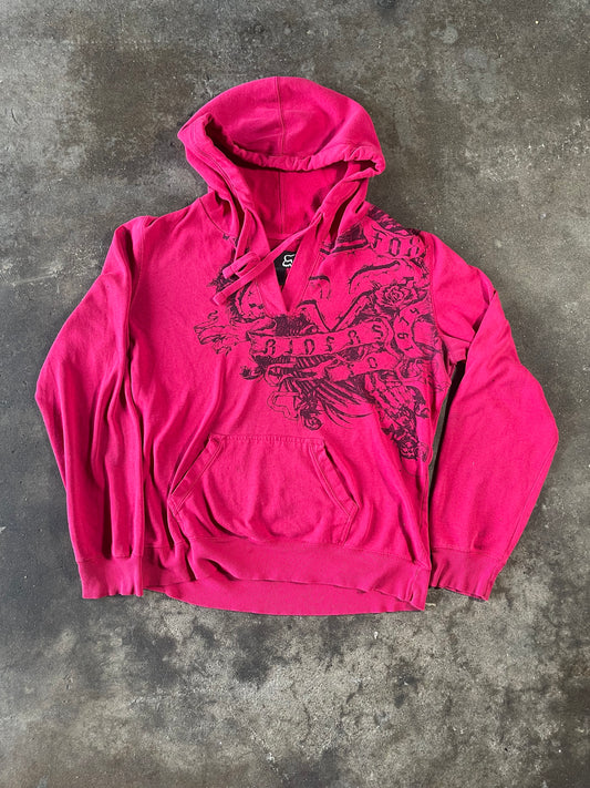 Hot Pink Fem Fox Hoodie XL