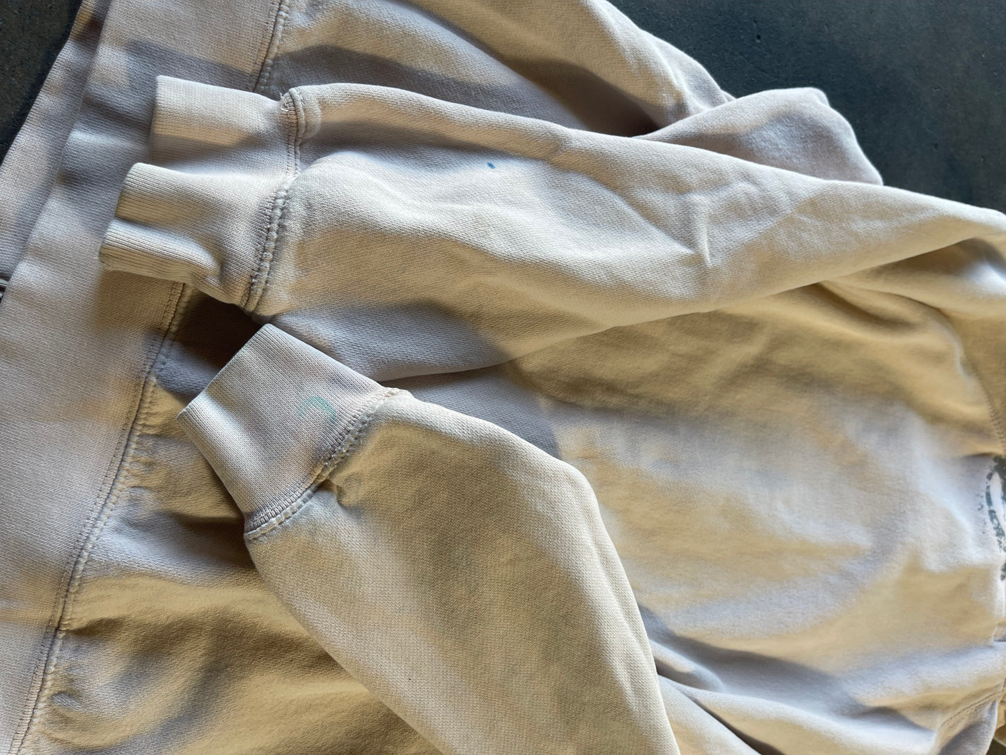 00’s Cream Anchor Blue Zip Up