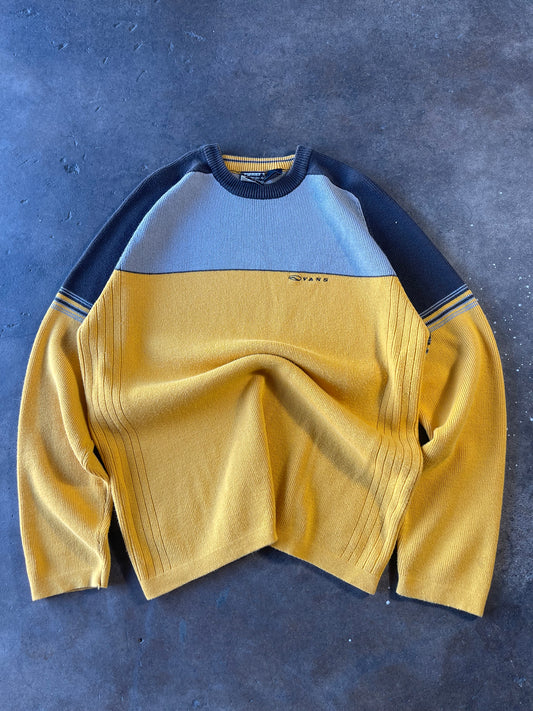 Vintage Yellow Vans Sweater XL