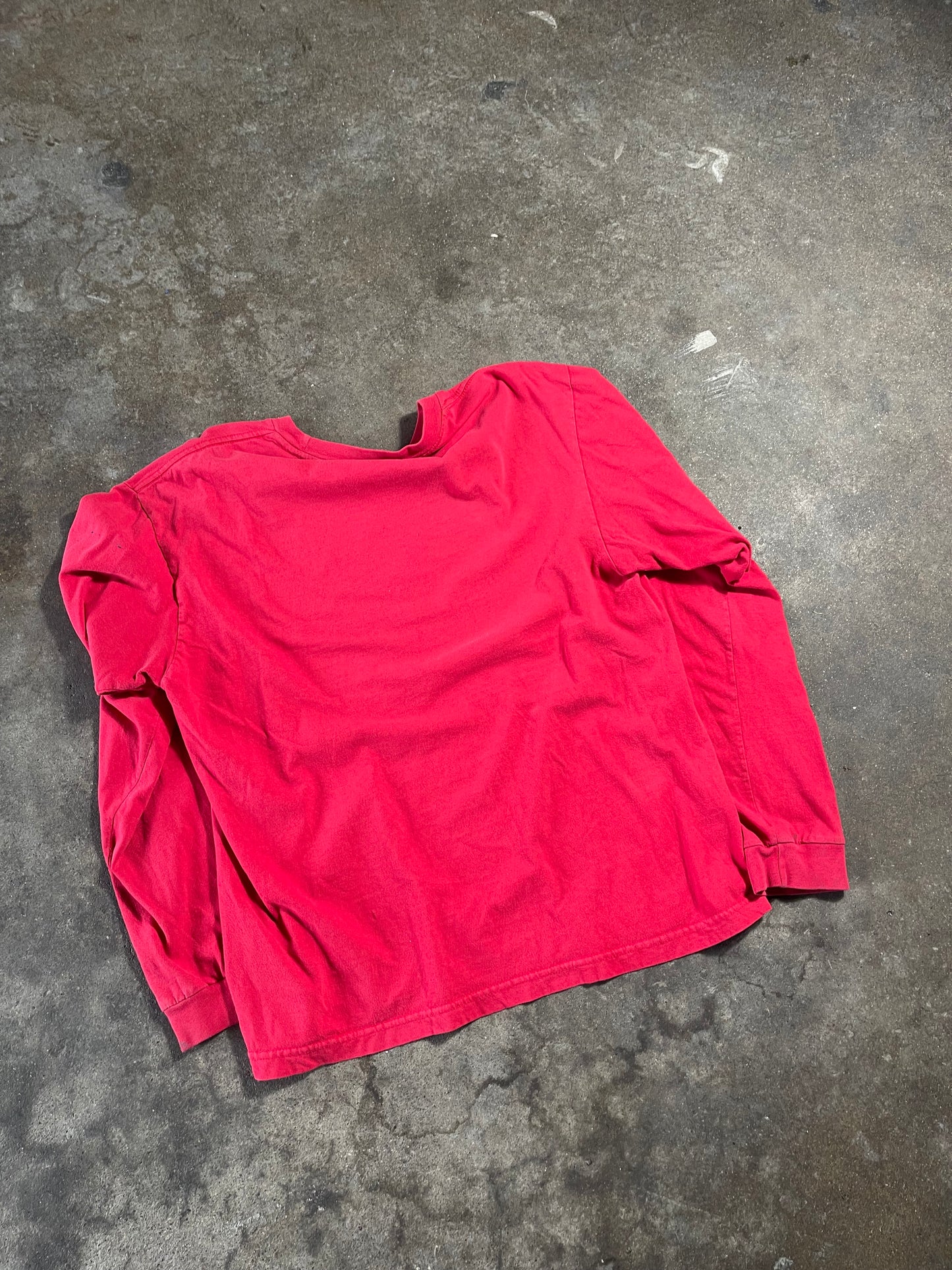 Red DC Logo LongSleeve Shirt Medium