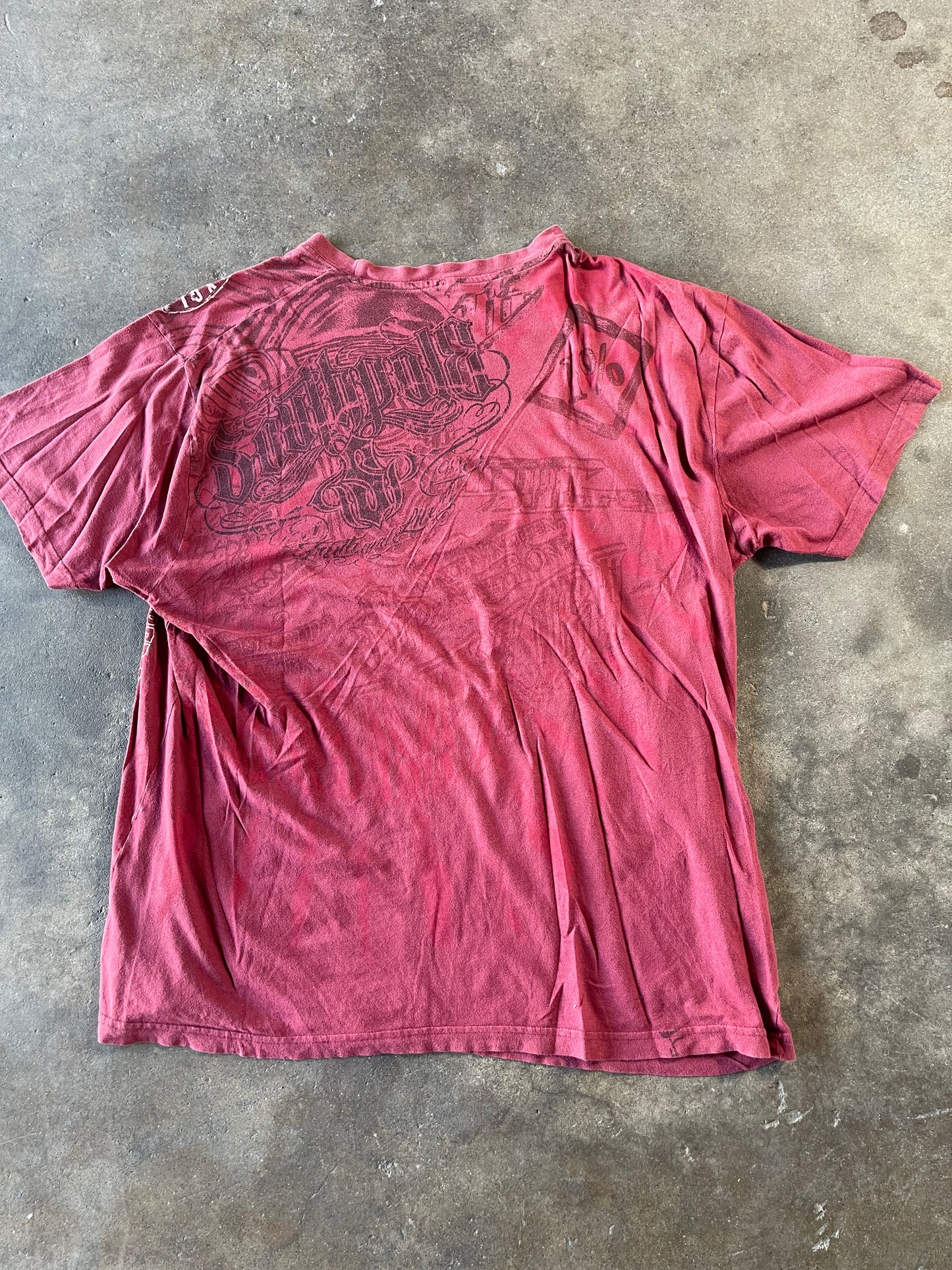 Dark Red Southpole Shirt 2XL