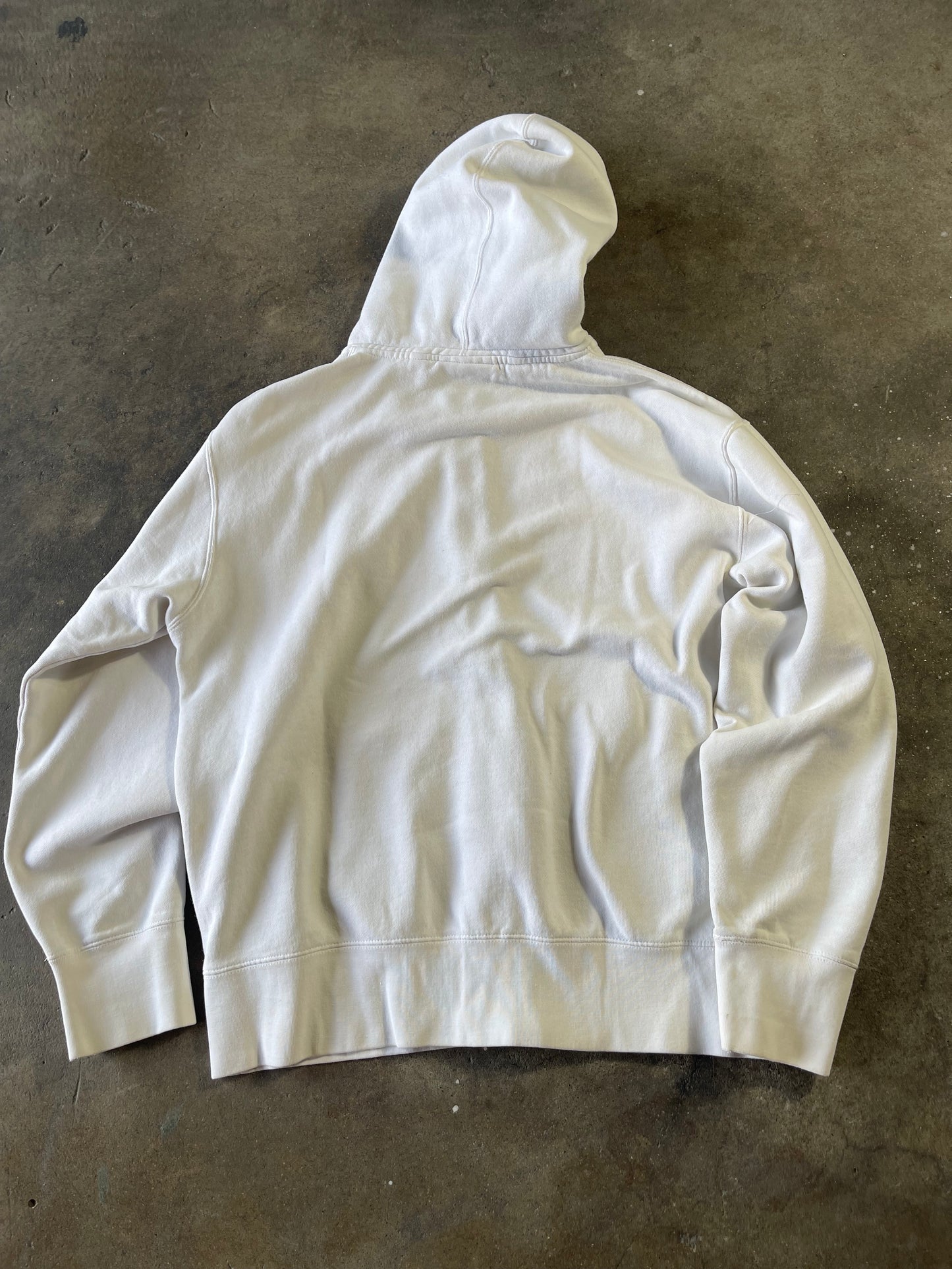 00’s White Fox Zip Up Hoodie XL