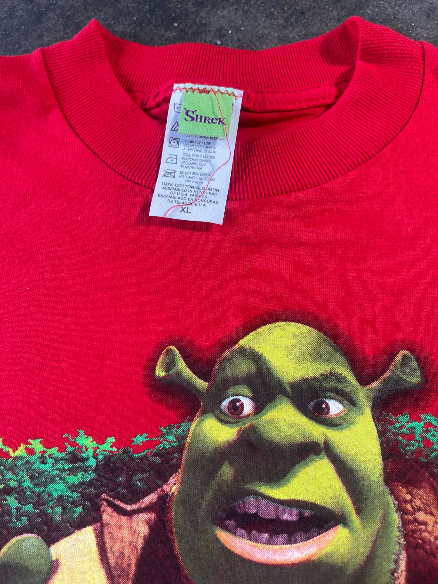 00’s Licensed Shrek Shirt Medium