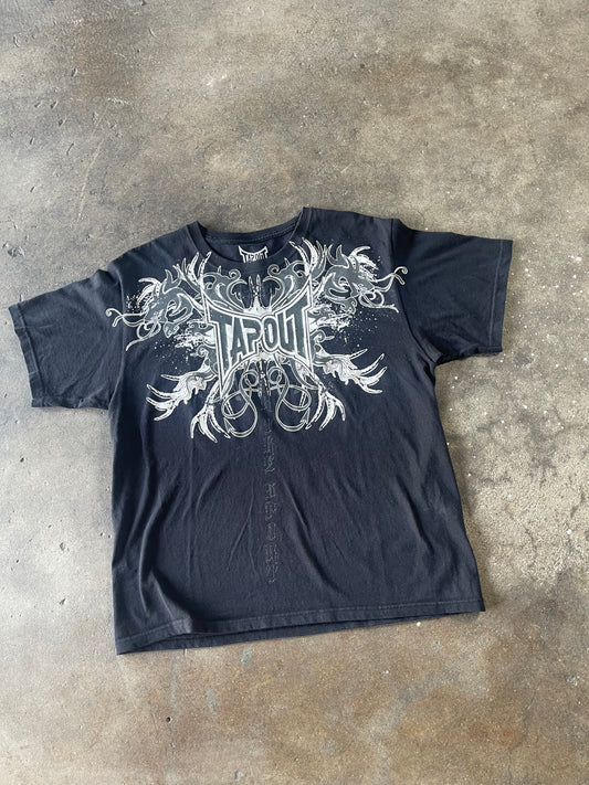 00’s Black Tapout Shirt Small