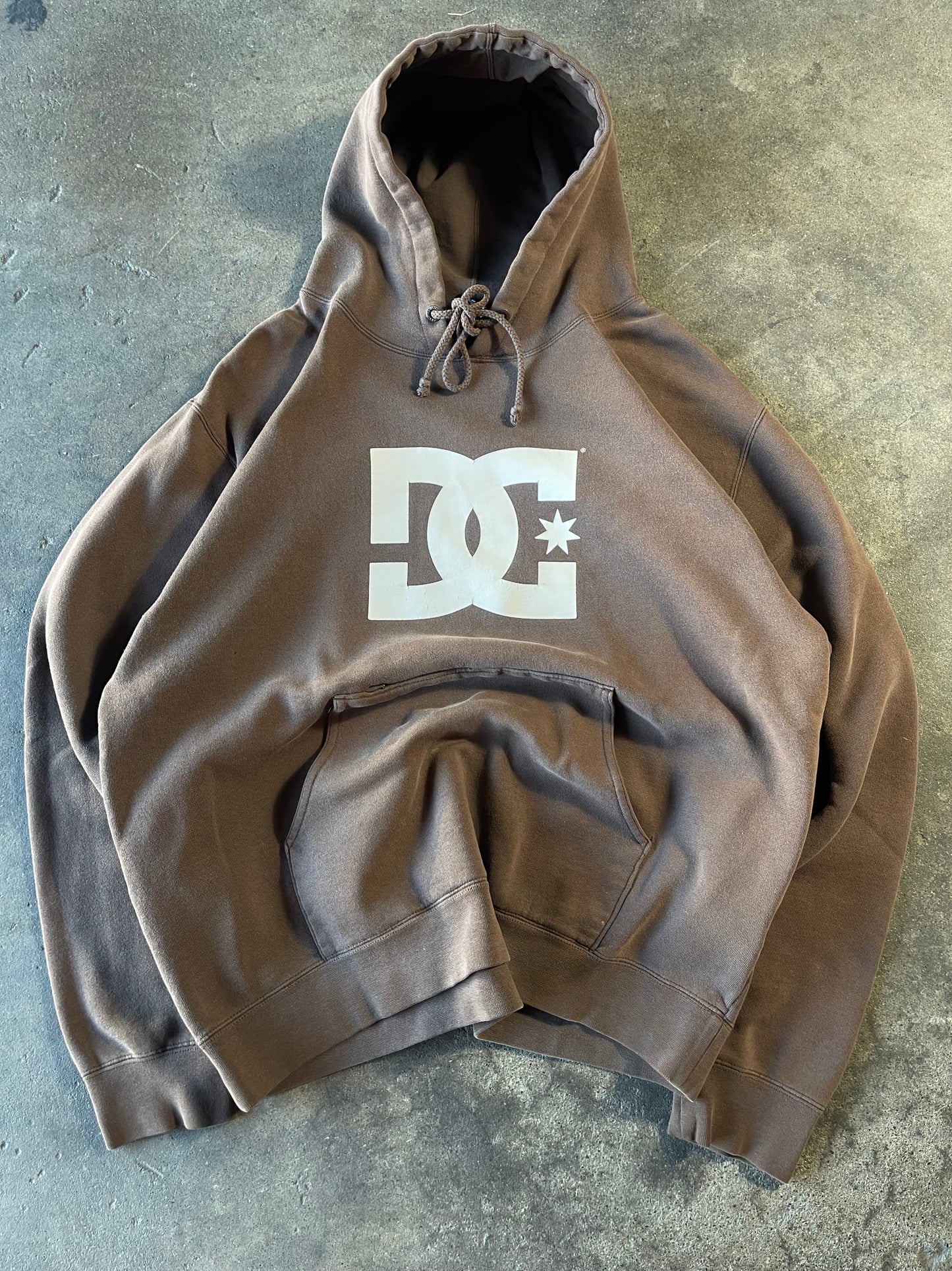 Vintage Brown DC Hoodie XL