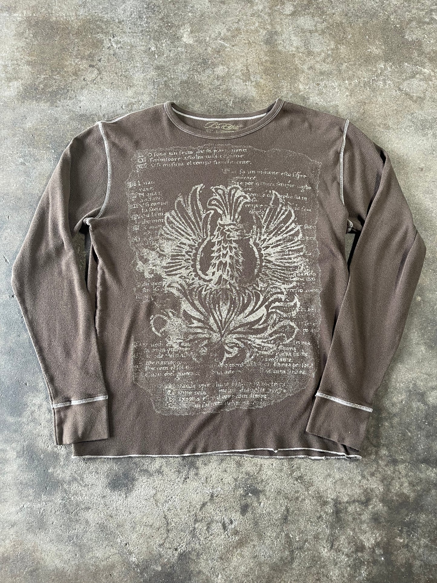 Brown Script Thermal XL