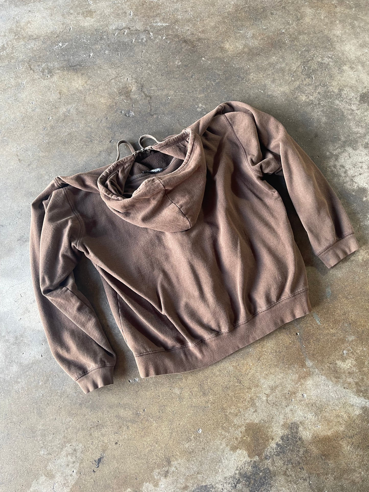 Brown Rebel Zip Up Large