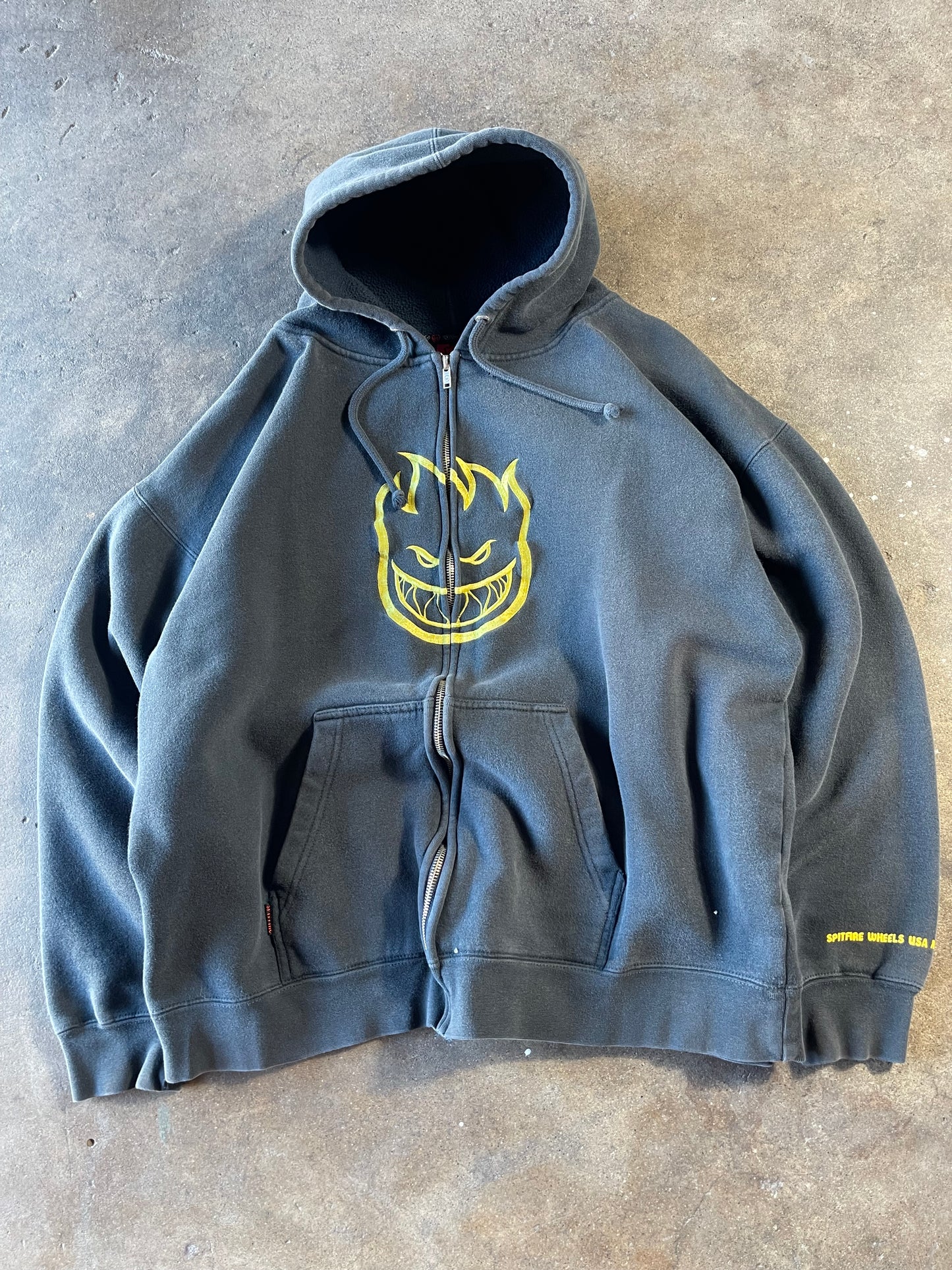 Vintage Black Spitfire Zip Up XL