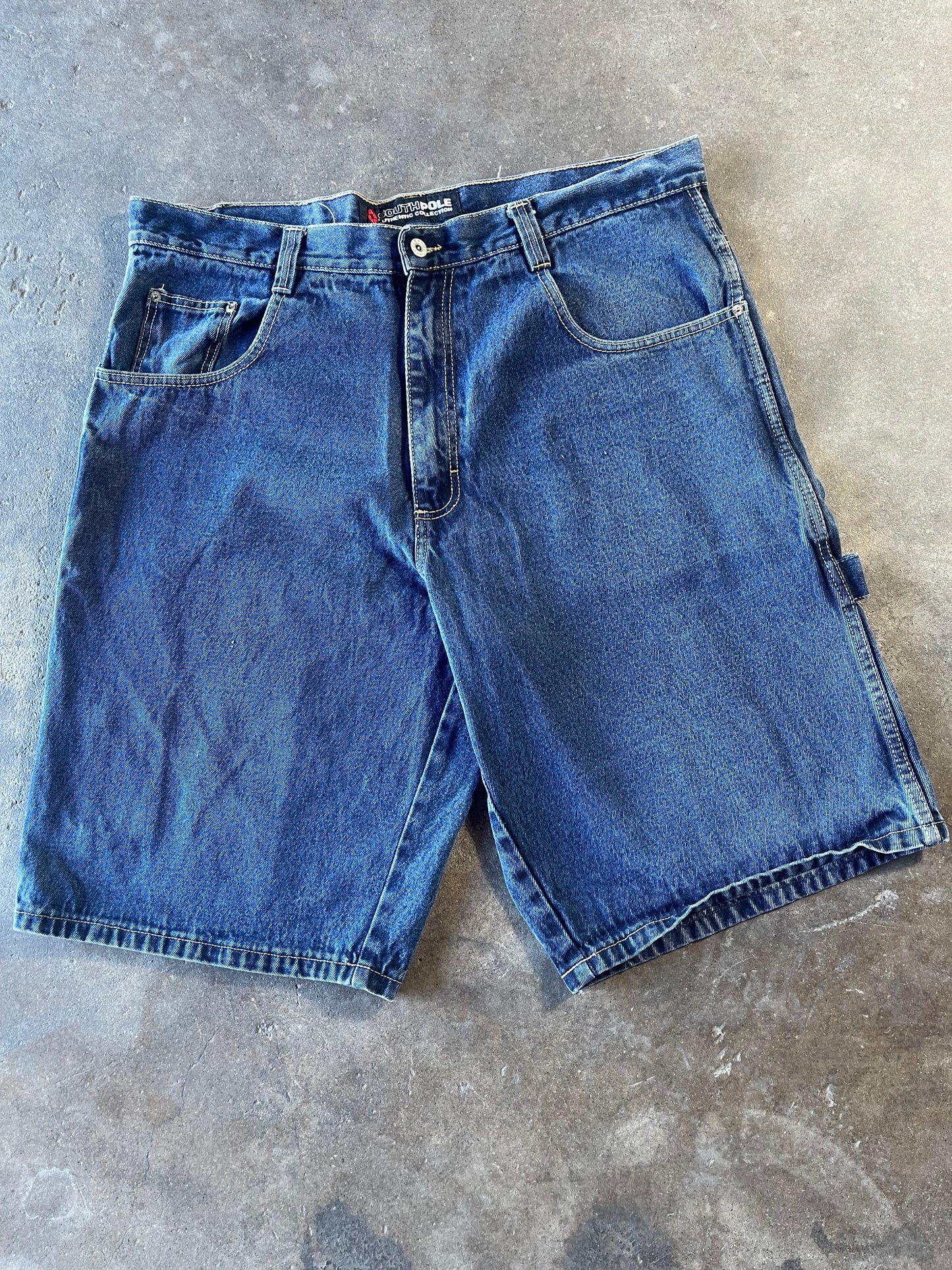 Baggy Blue Cargo Southpole Jorts 40