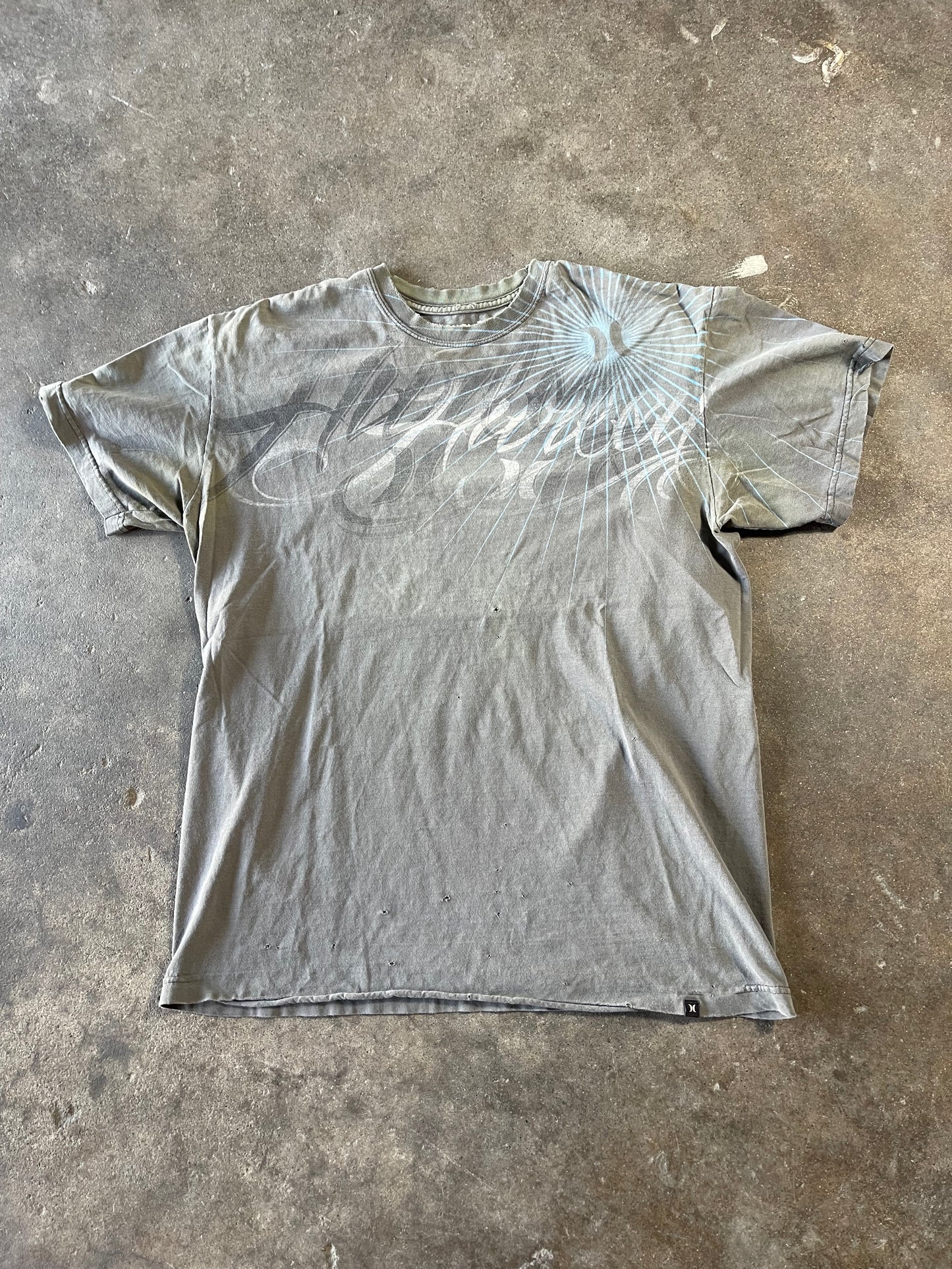 Distressed Sun Faded Hurley T Large