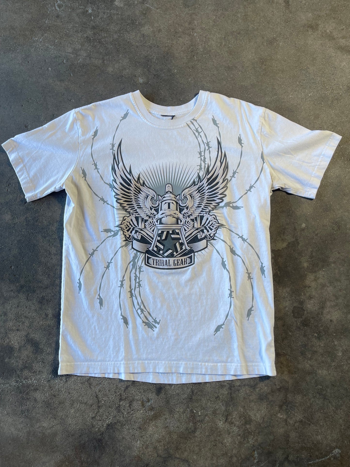 White Tribal Gear Shirt Large