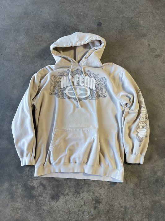 Cream No Fear Hoodie Large