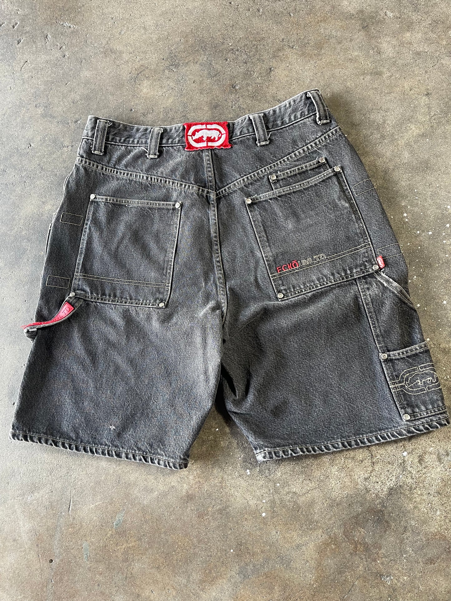 00’s Baggy Gray Ecko Jorts 36