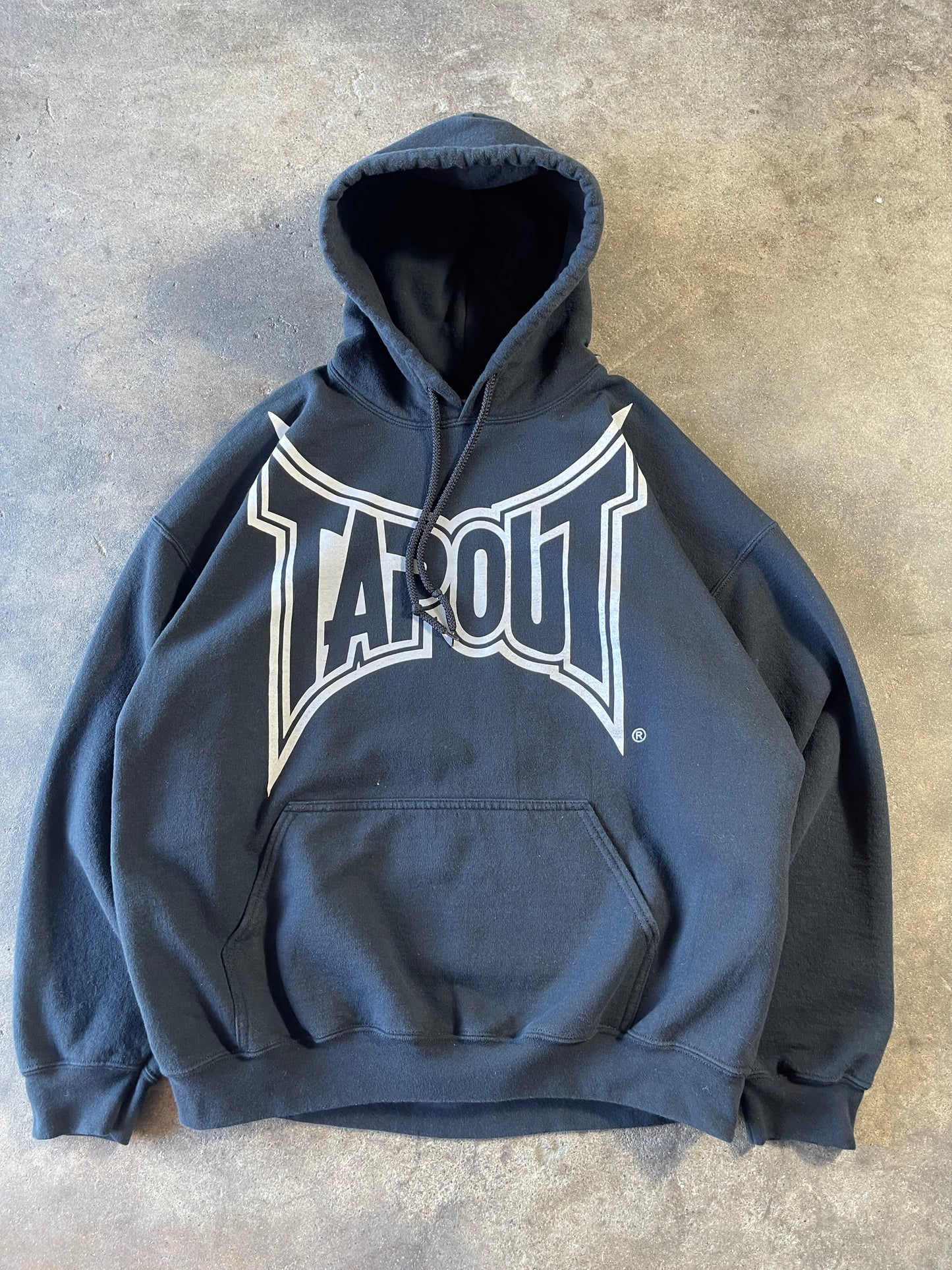 00’s Black Tapout Hoodie XL