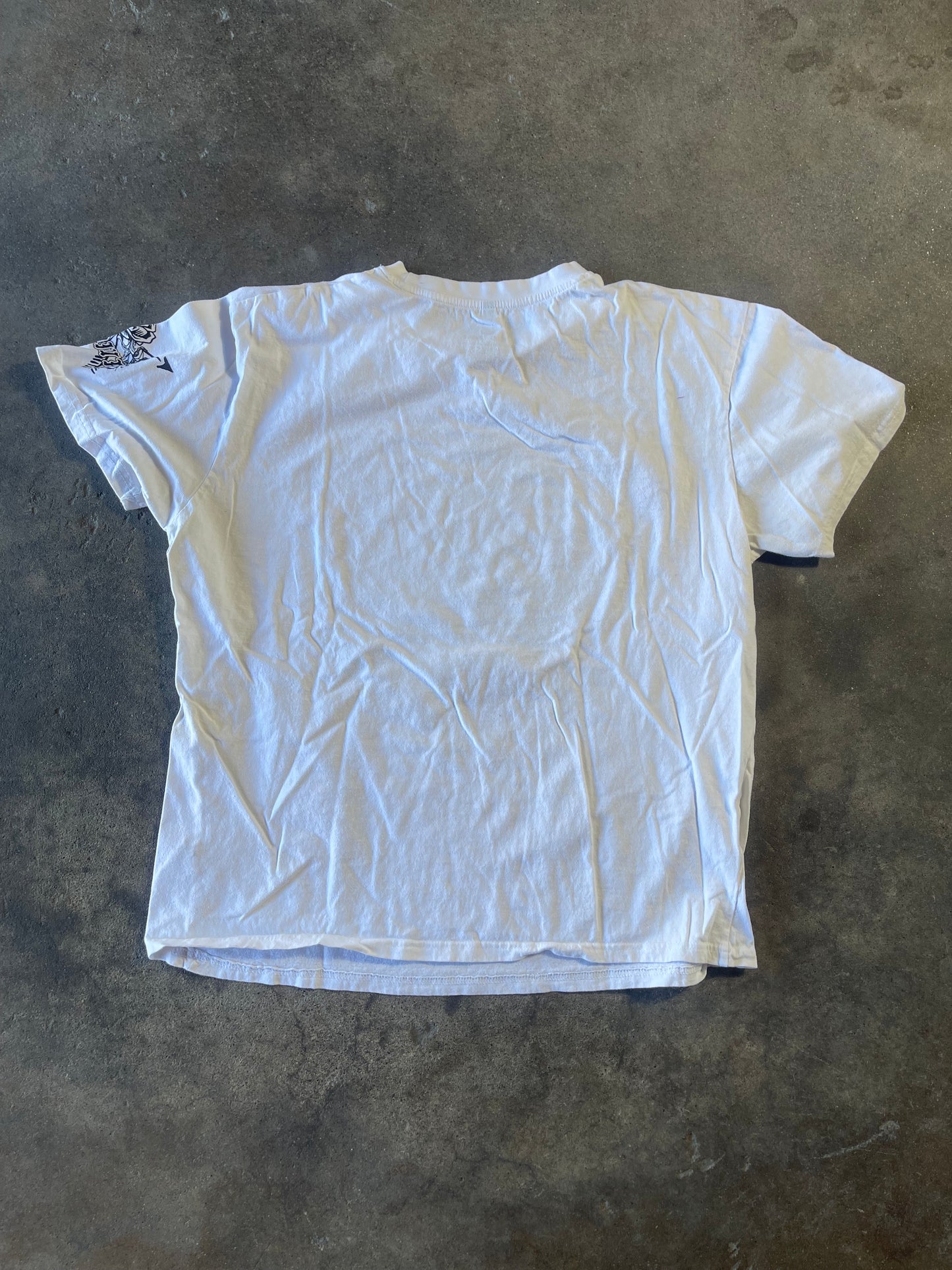 White Southpole Skull Tee XL