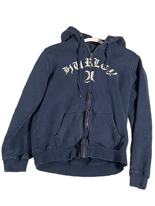 Dark Blue Hurley Zip Up Medium