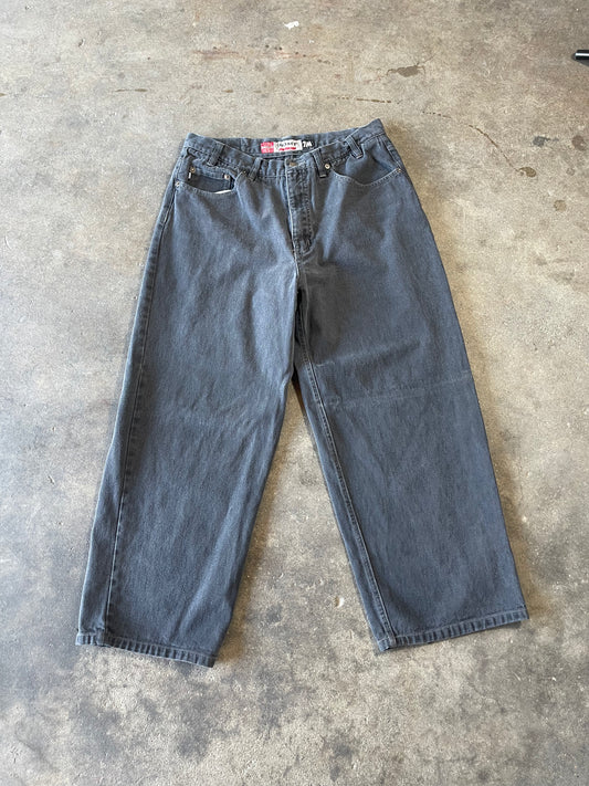 Black Baggy 7M Jeans 33x30