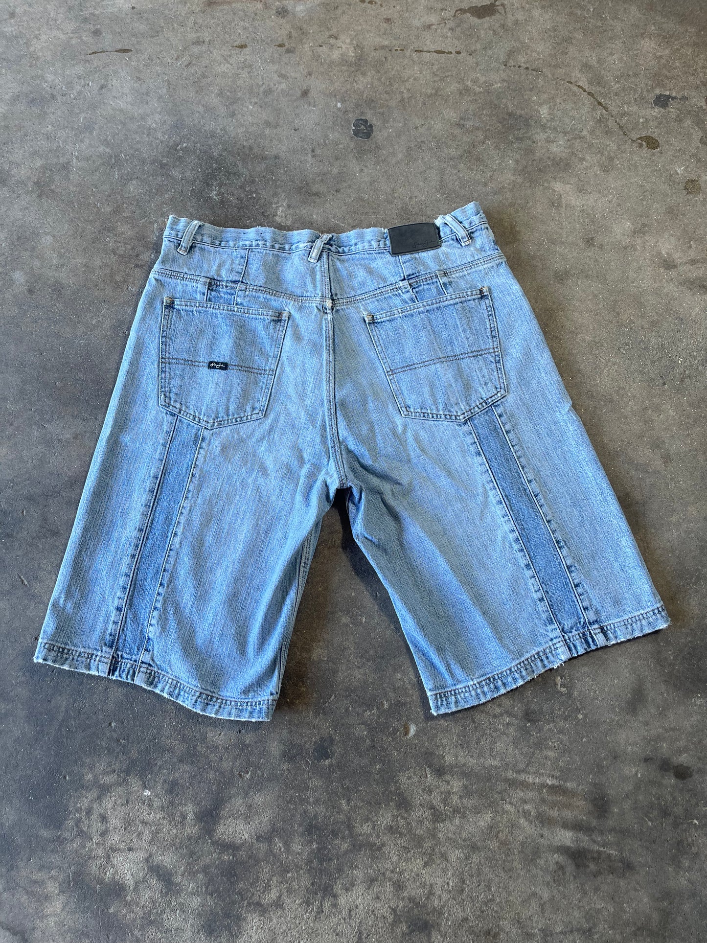 SJ Baggy Blue Column Jorts 36x12