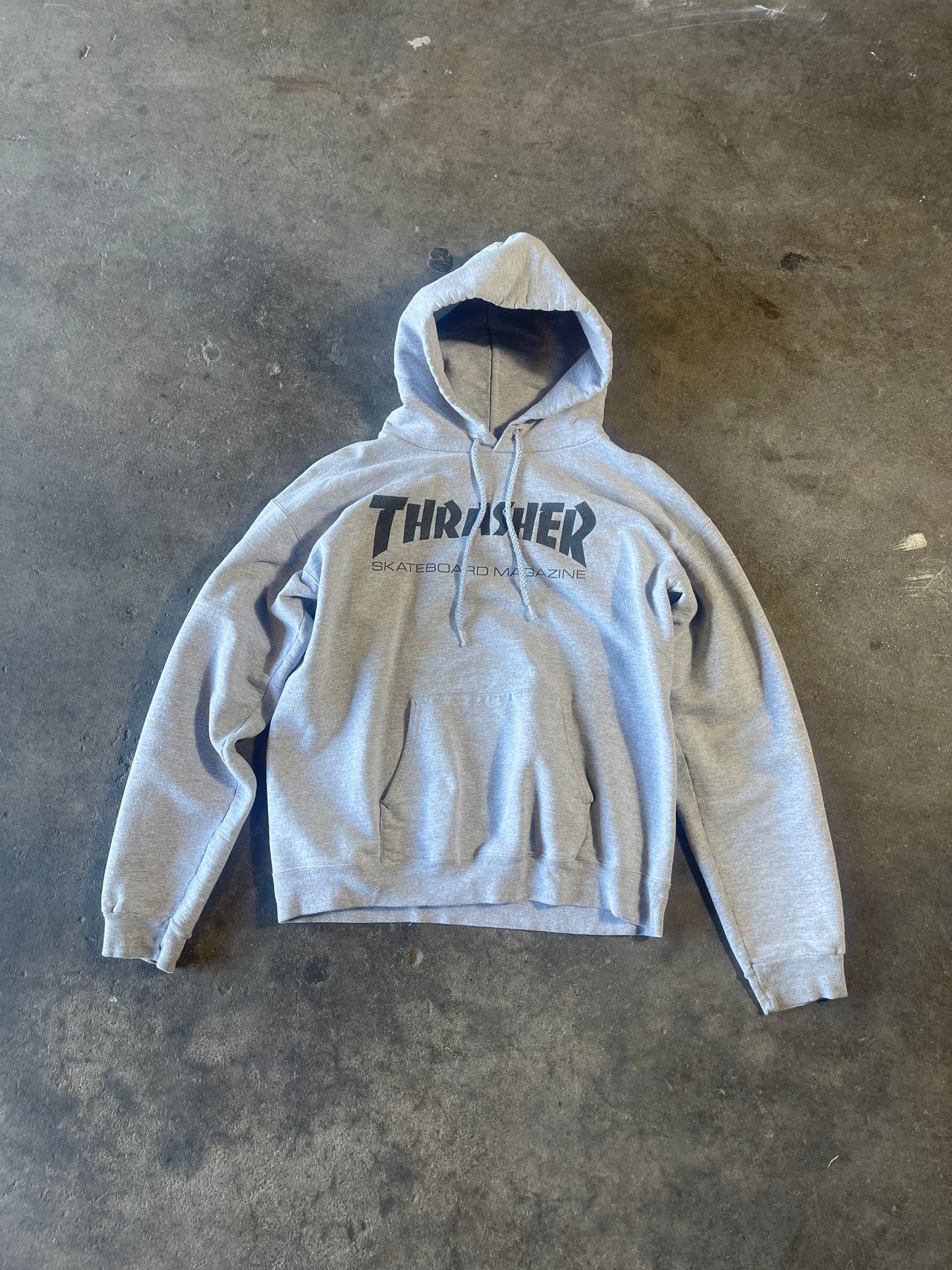 Light Gray Thrasher Hoodie Small