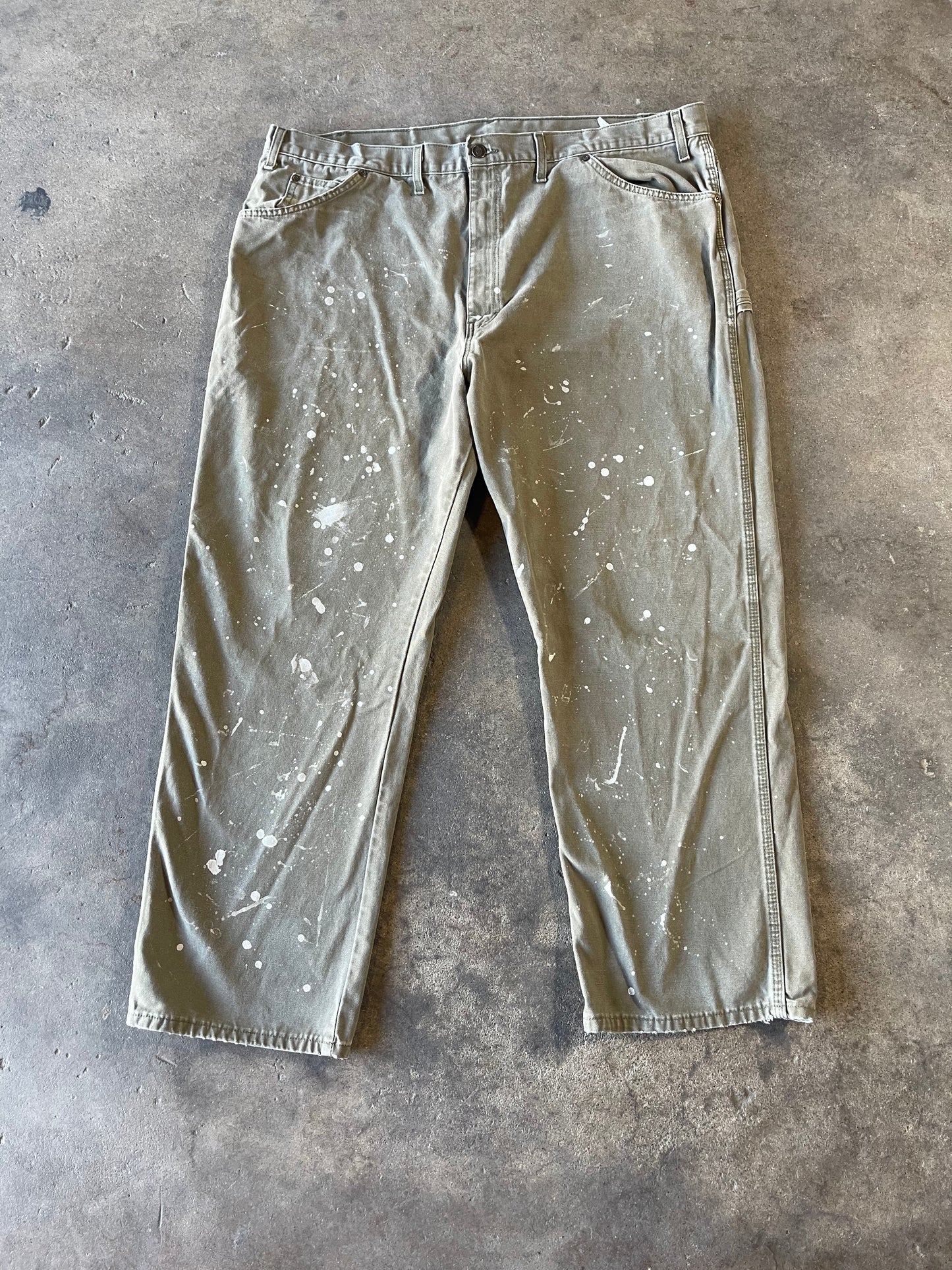 Baggy Painted Carpenter Dickies 42x30