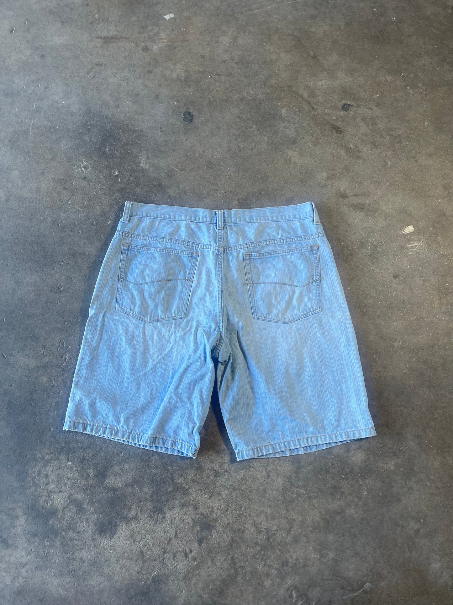 Baggy Anchor Blue Jorts 42x12