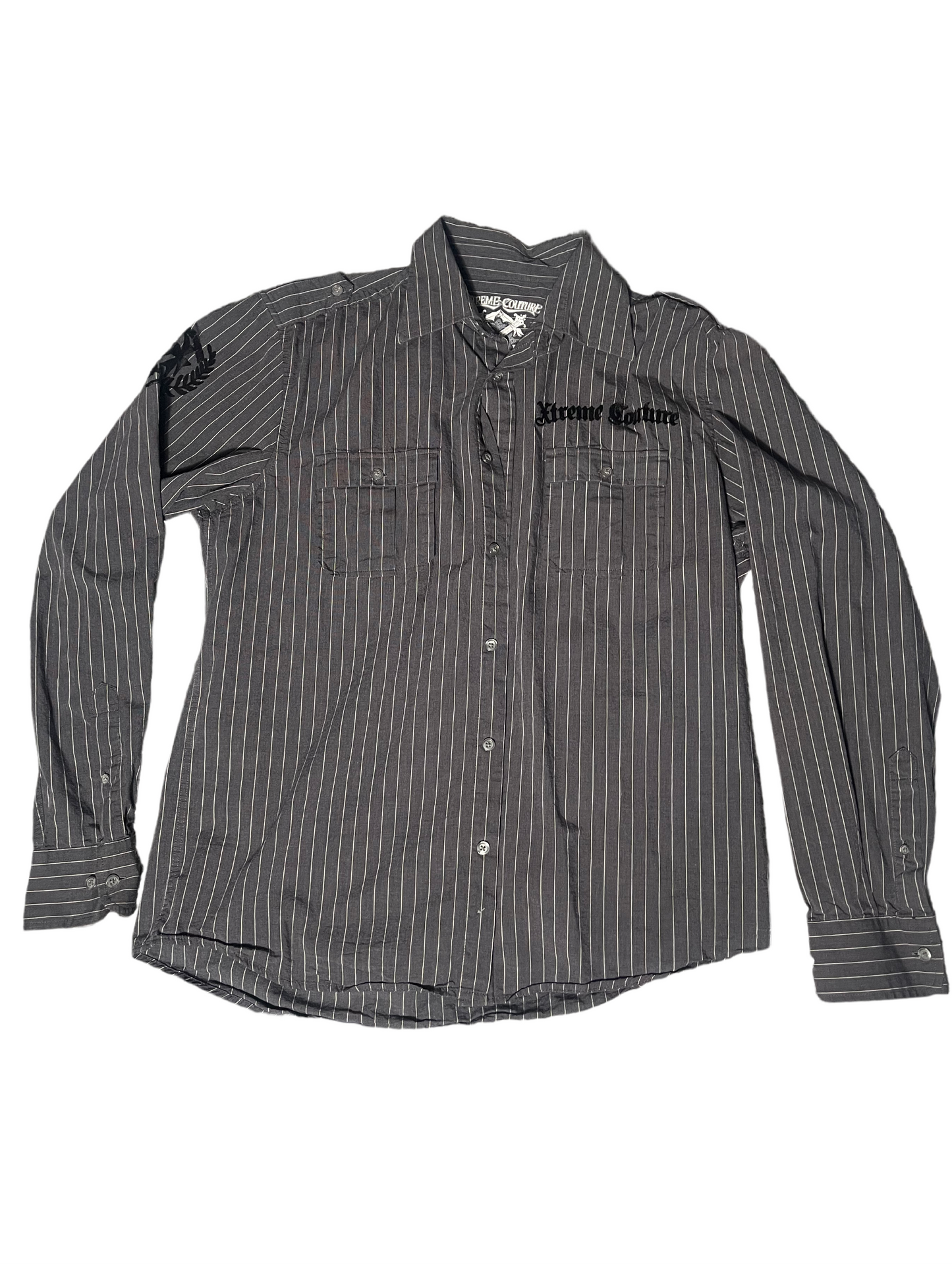 Xtreme Couture Button Up Large